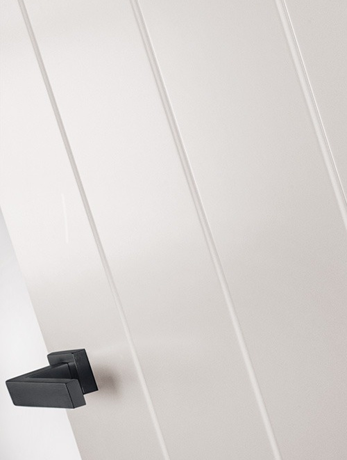 Binnendeur Liniedor Lodret opdek hoogwaardig afgelakt Wit