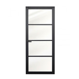 Maatwerk binnendeur Nero Legno | Chiari stomp gegrond zwart