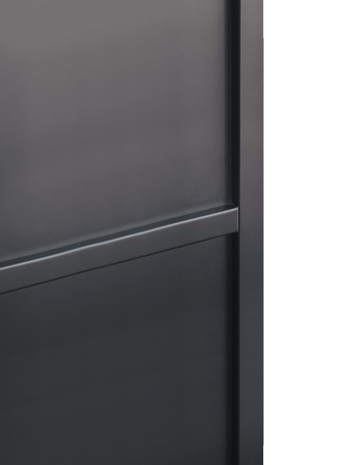 Maatwerk binnendeur Nero Legno | Livorno stomp gegrond zwart