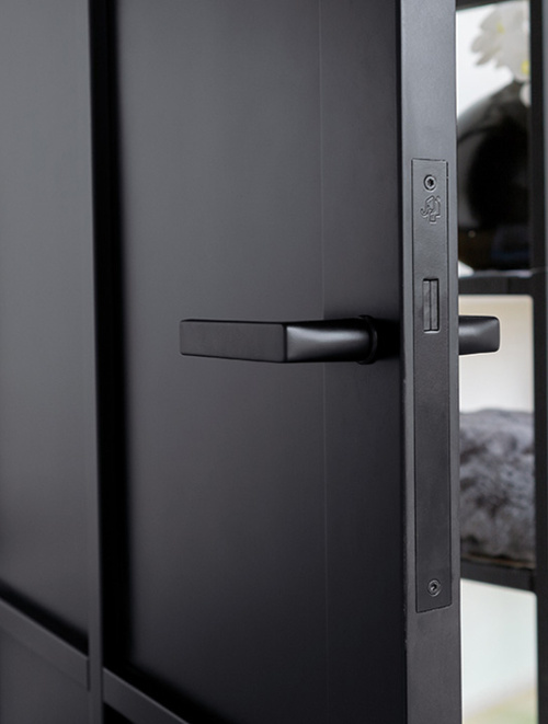 Maatwerk binnendeur Nero Legno | Elba stomp gegrond zwart