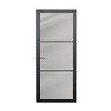 Maatwerk binnendeur Nero Legno | Genova Tinto stomp gegrond zwart