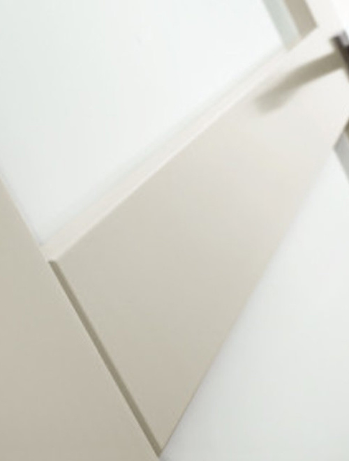 Binnendeur Sense | Bright H804 Stomp Mat Glas voorgelakt Wit