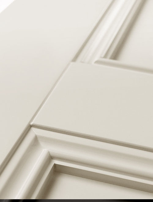 Binnendeur Classic White Veere stomp met glas in lood Bologna gerond Wit