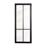 Taatsdeur Nero Legno Brescia gegrond Zwart