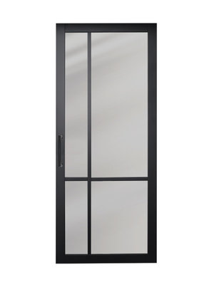 Taatsdeur Nero Legno Brescia Tinto