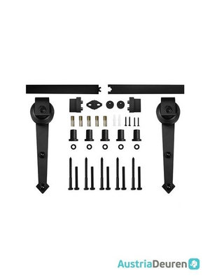 Austria | Schuifdeursysteem Nero Industriale Punt
