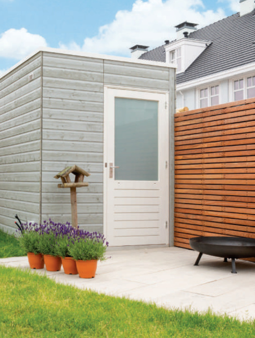 Hardhouten Balkon Deur | 1427