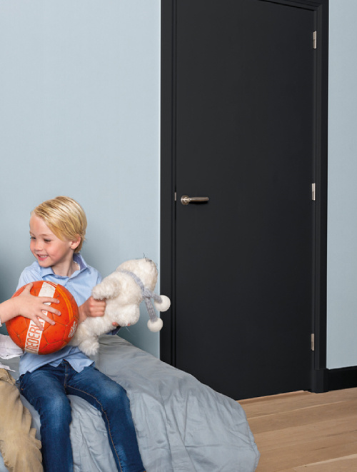 Binnendeur Fertig Zwart Opdek Afgelakt