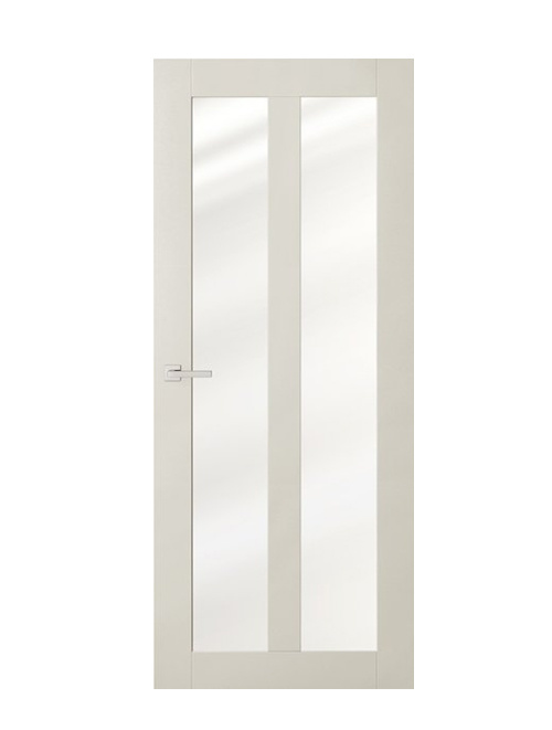 Binnendeur Sense | Bright V1102 Opdek Mat Glas voorgelakt Wit