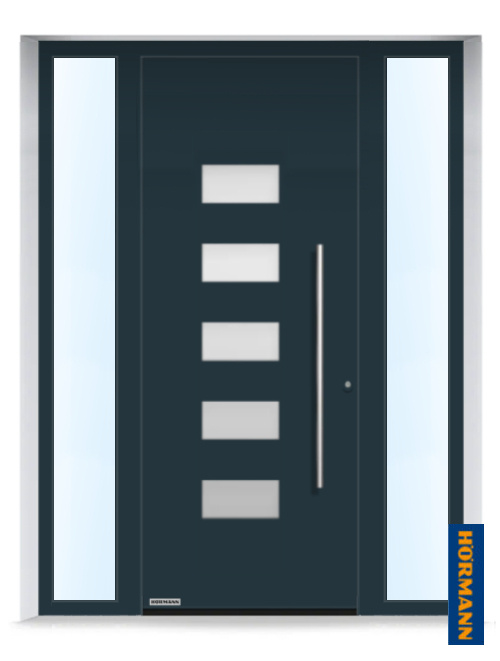 Voordeur Hormann | Thermosafe 502 met dubbel Zijlicht