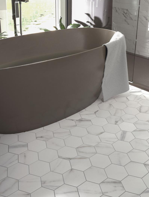 Hexagon Ducale Mat 15x17