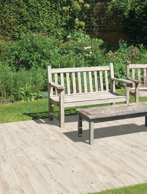 Terrastegel Padouk White 30x120