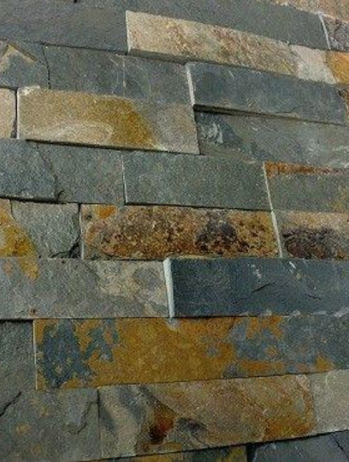 Stonepanel Schiste Flatface Rusty Slate 15x60