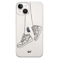 Casevibes iPhone 14 hoesje siliconen - Sneakers