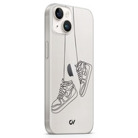 Casevibes iPhone 14 hoesje siliconen - Sneakers