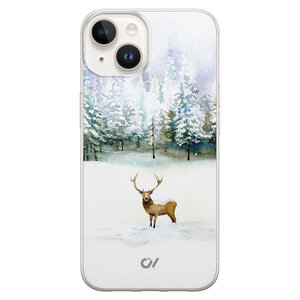 Casevibes iPhone 14 hoesje siliconen - Rendier