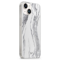 Casevibes iPhone 14 hoesje siliconen - Marble Ivory