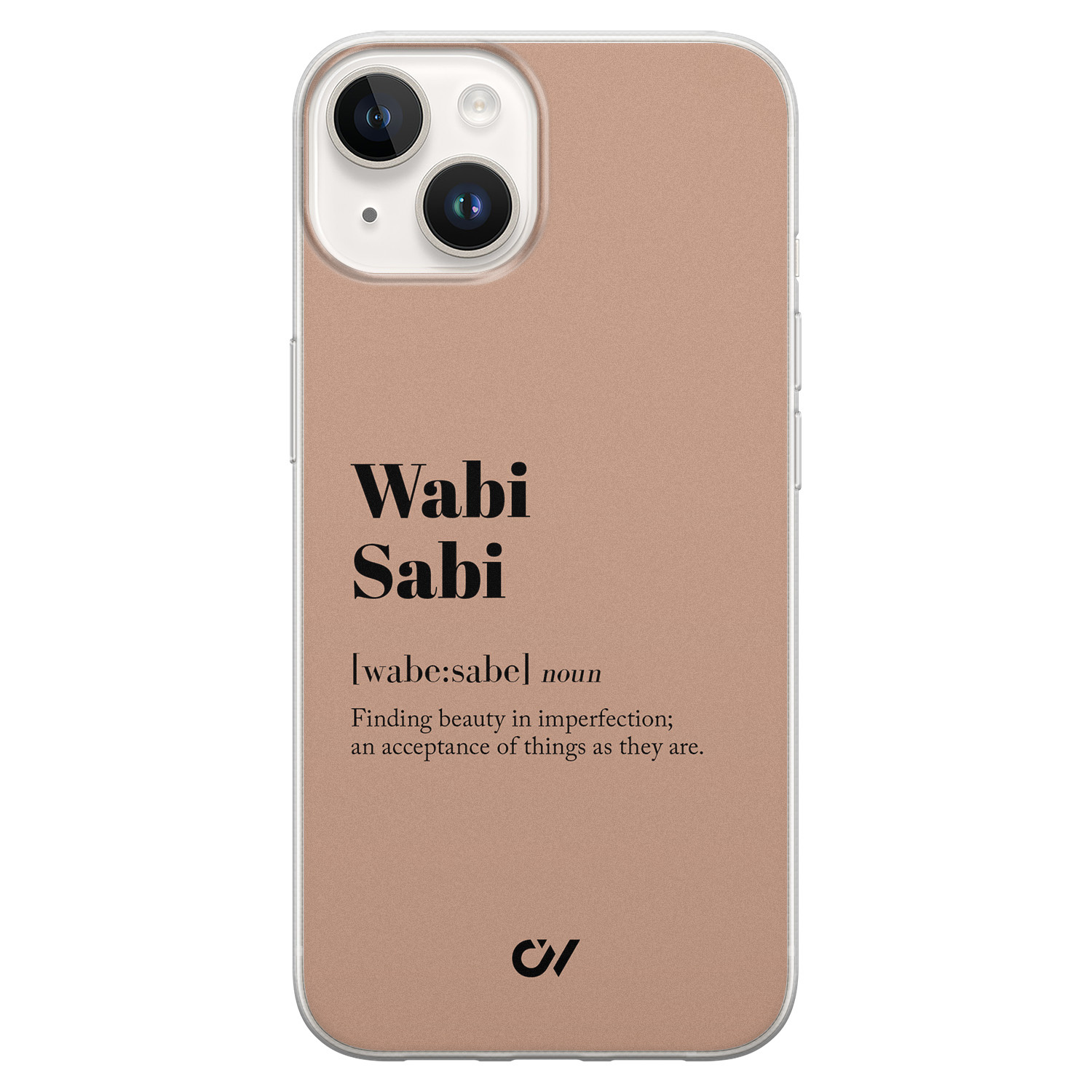 Casevibes iPhone 14 hoesje siliconen - Wabi Sabi
