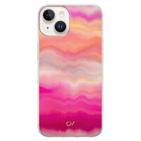 Casevibes iPhone 14 hoesje siliconen - Fuschia Sunset