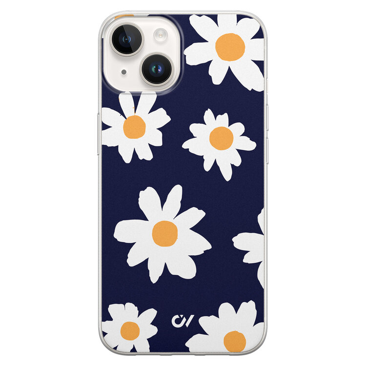 Casevibes iPhone 14 hoesje siliconen - Sweet Daisies