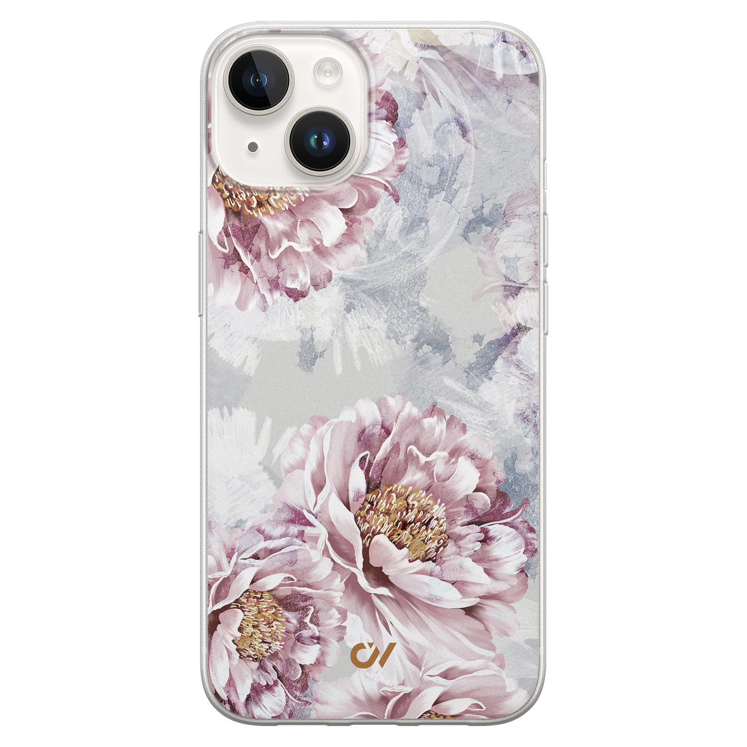 Casevibes iPhone 14 hoesje siliconen - Floral Print