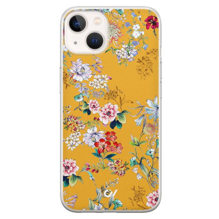 Casevibes iPhone 13 hoesje siliconen - Floral Romance