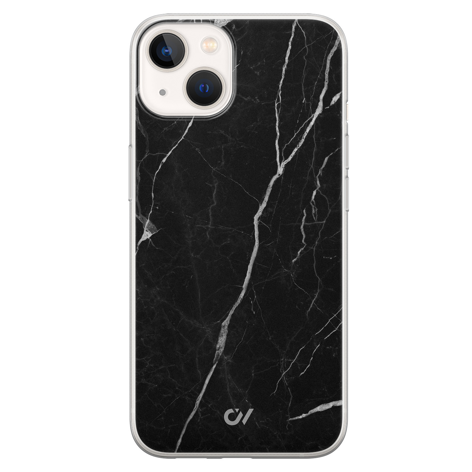Casevibes iPhone 13 hoesje siliconen - Marble Noir