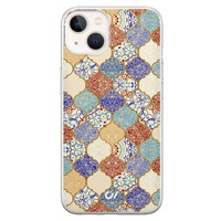 Casevibes iPhone 13 hoesje siliconen - Vintage Ceramic Tiles