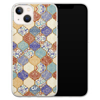 Casevibes iPhone 13 hoesje siliconen - Vintage Ceramic Tiles