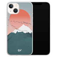 Casevibes iPhone 13 hoesje siliconen - Mountain Birds