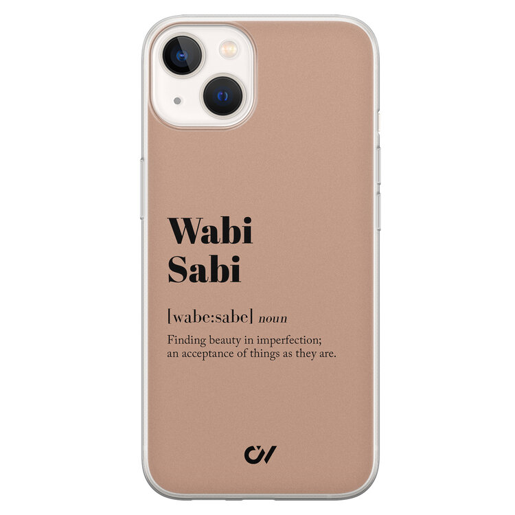 Casevibes iPhone 13 hoesje siliconen - Wabi Sabi