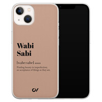 Casevibes iPhone 13 hoesje siliconen - Wabi Sabi