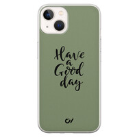 Casevibes iPhone 13 hoesje siliconen - Good Day