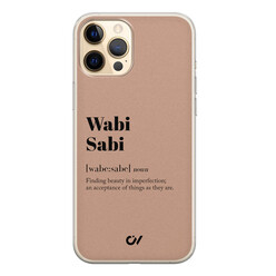 Casevibes iPhone 12 (Pro) hoesje siliconen - Wabi Sabi