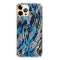 Casevibes iPhone 12 (Pro) hoesje siliconen - Zebra x Leopard