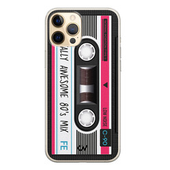 Casevibes iPhone 12 (Pro) hoesje siliconen - Cassette