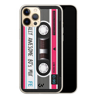 Casevibes iPhone 12 (Pro) hoesje siliconen - Cassette