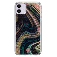 Casevibes iPhone 11 hoesje siliconen - Marble Twilight