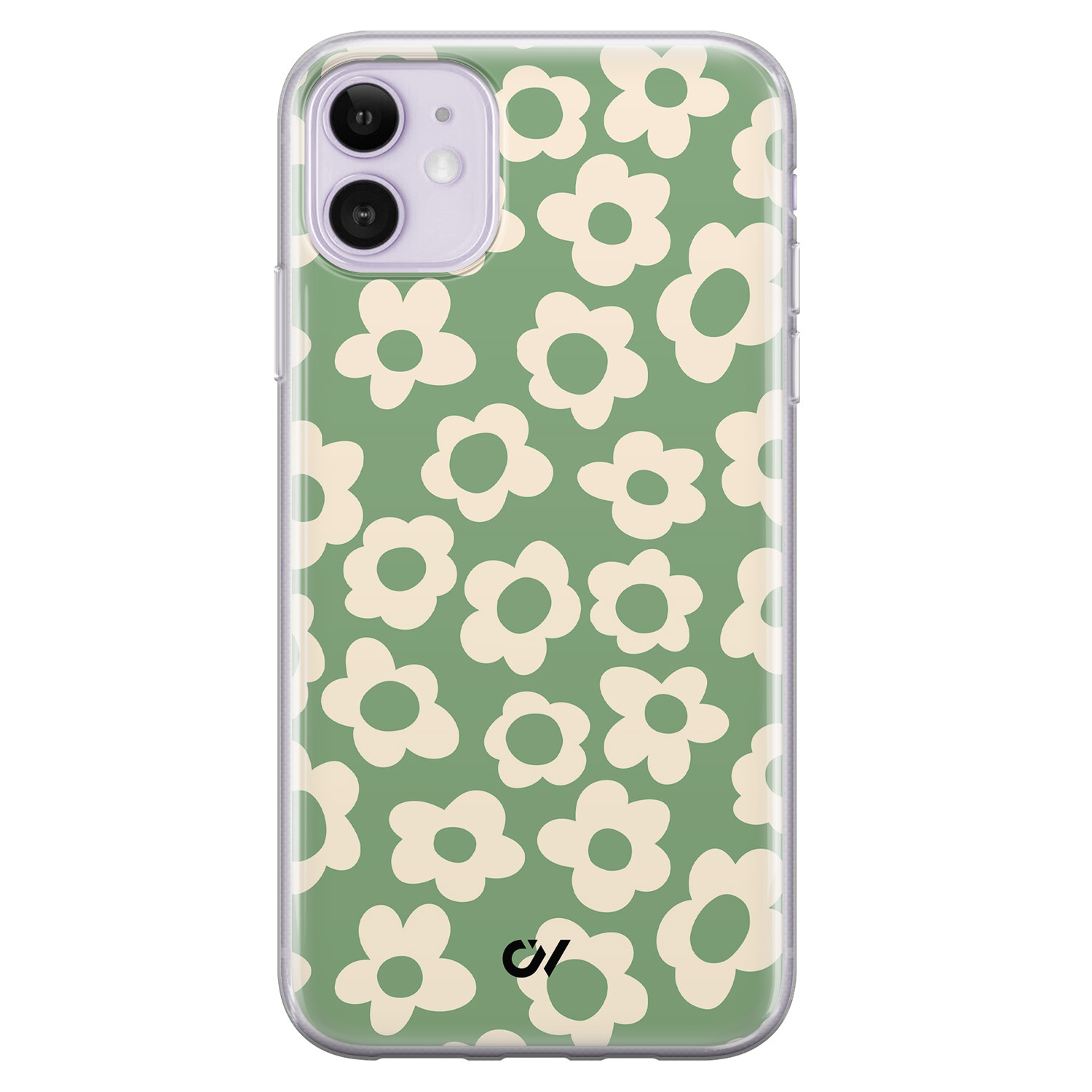 Casevibes iPhone 11 hoesje siliconen - Retro Cute Flowers