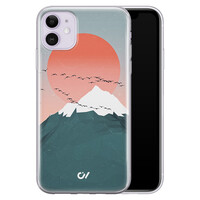 Casevibes iPhone 11 hoesje siliconen - Mountain Birds
