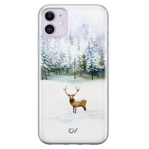 Casevibes iPhone 11 hoesje siliconen - Rendier