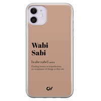 Casevibes iPhone 11 hoesje siliconen - Wabi Sabi