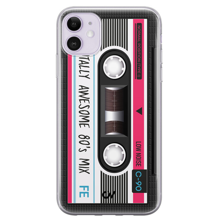 Casevibes iPhone 11 hoesje siliconen - Cassette
