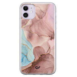 Casevibes iPhone 11 hoesje siliconen - Marble Clouds