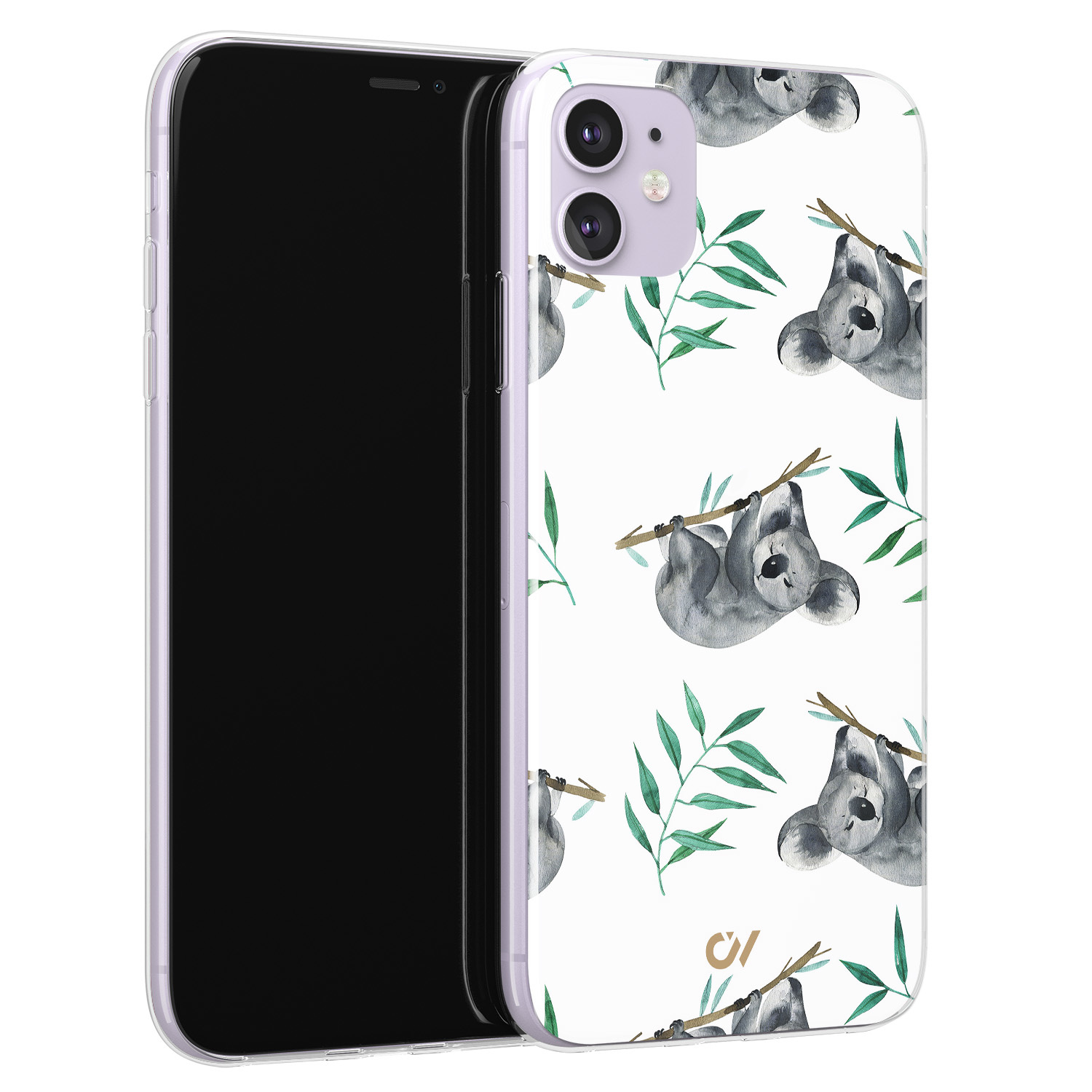 Casevibes iPhone 11 hoesje siliconen - Koala Print