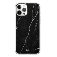 Casevibes iPhone 12 Pro Max hoesje siliconen - Marble Noir