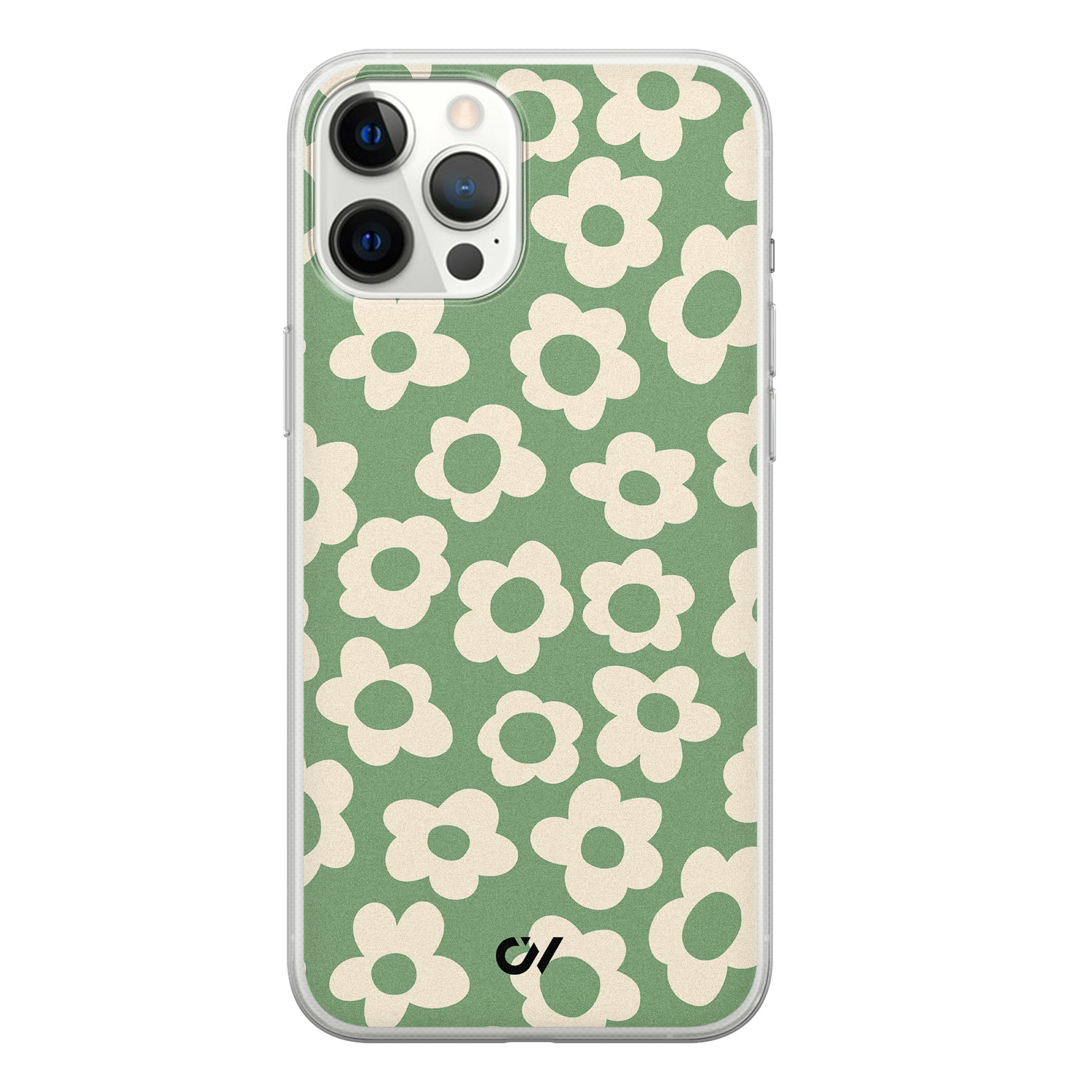 Casevibes iPhone 12 Pro Max hoesje siliconen - Retro Cute Flowers