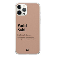 Casevibes iPhone 12 Pro Max hoesje siliconen - Wabi Sabi