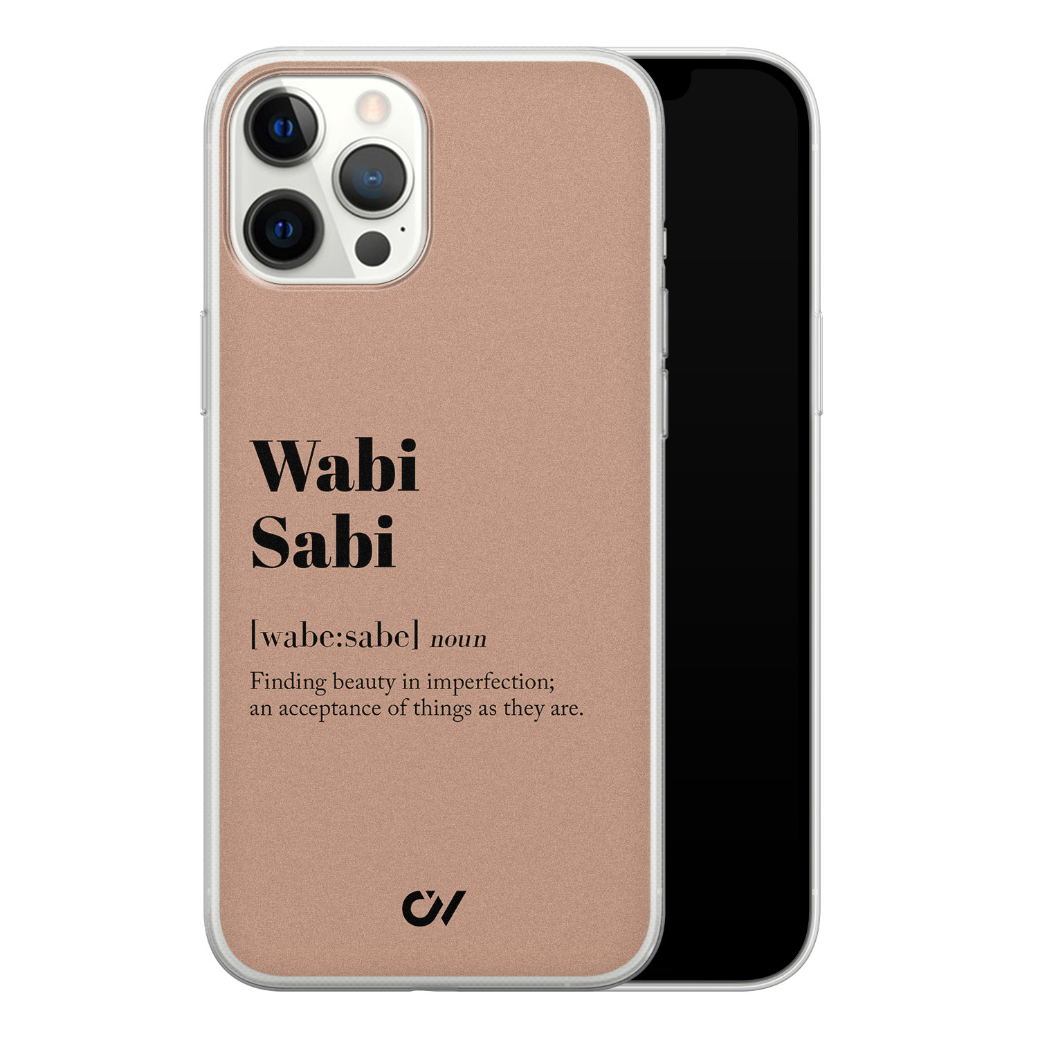 Casevibes iPhone 12 Pro Max hoesje siliconen - Wabi Sabi