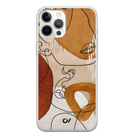 Casevibes iPhone 12 Pro Max hoesje siliconen - Abstract Shape Faces